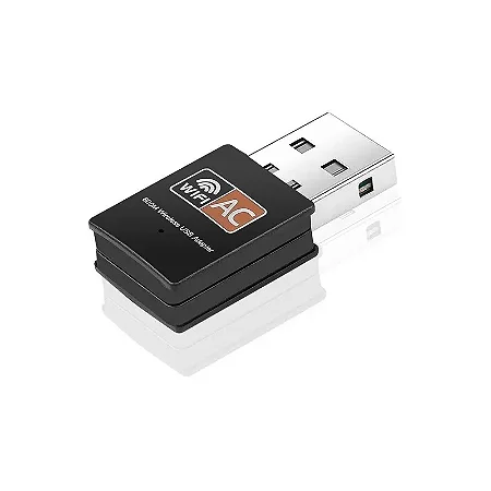 Adaptador Wifi Dual Band 2.4 / 5ghz 600mbps Wireless 5g Usb