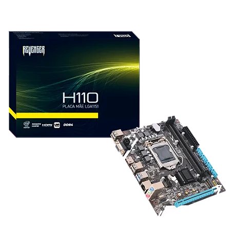 Placa Mae H110 LGA1151 Intel 32gb Usb 3.0