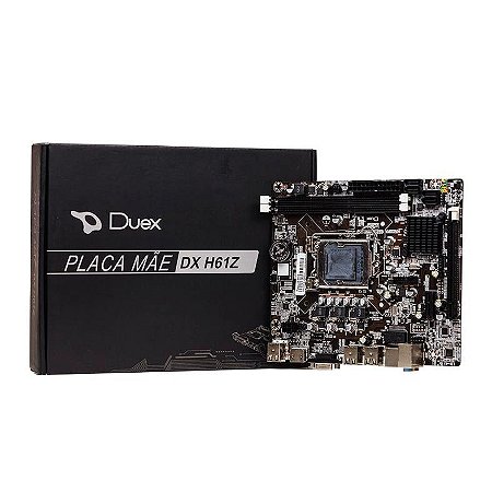 Placa Mãe Duex Dx H61z Chipset Intel H61 2ª 3ª Ddr3 Lga 1155