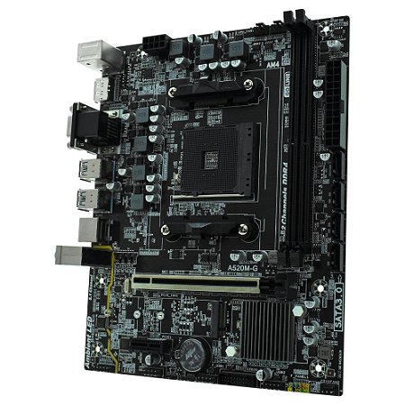 Placa Mãe GoLine A520M-G Socket AM4 / VGA / DDR4
