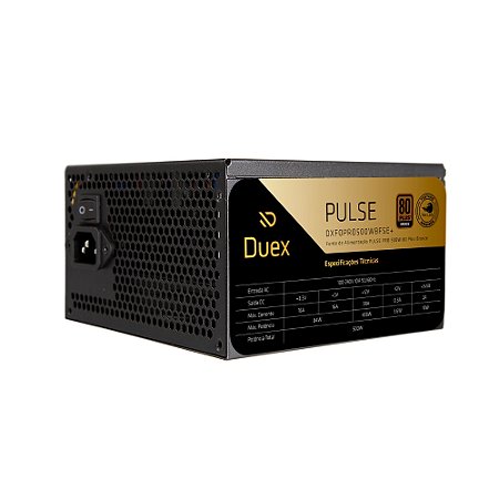 Fonte Duex Pulse Pro 500W 80 Plus Bronze
