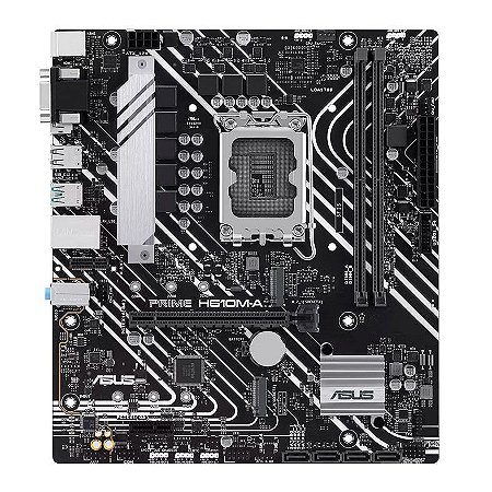 Placa Mae Asus Prime H610M-A, DDR5, Socket LGA 1700, M-ATX, Chipset Intel H610, PRIME-H610M-A