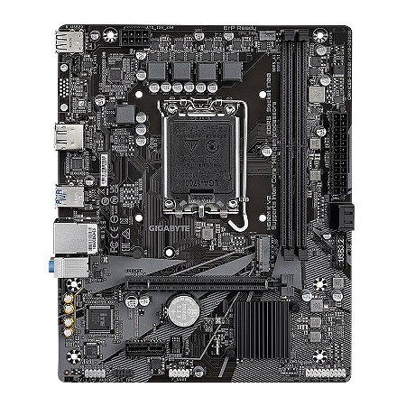 Placa Mae Gigabyte H610M K V2, DDR5, LGA1700, M-ATX, Chipset Intel H610, H610M-K-V2