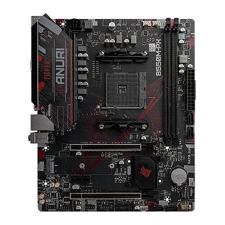 Placa Mae Pichau Danuri B550M-PX, DDR4, Socket AM4, M-ATX, Chipset AMD B550, PCH-DNRB550M-PX