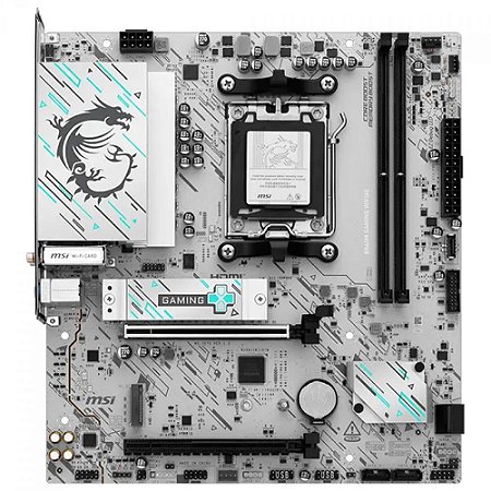 Placa Mãe MSI B840M GAMING WIFI6E AM5 2xDDR5 AMD B840 mATX