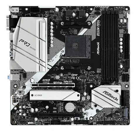 Placa Mae ASRock B550 Pro4 DDR4 Socket AM4 Chipset AMD B550