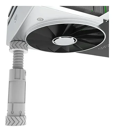 Suporte Vertical De Placa De Vídeo 8cm-12cm - Cor Branco