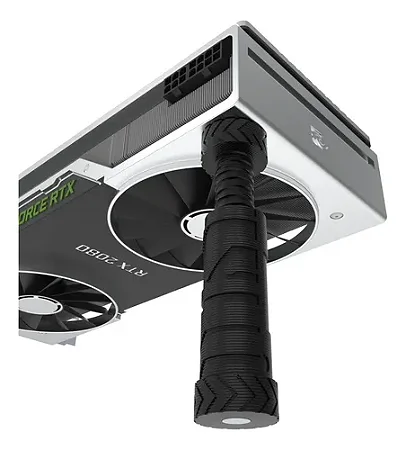 Suporte Vertical De Placa De Vídeo 8cm-12cm - Cor Preto
