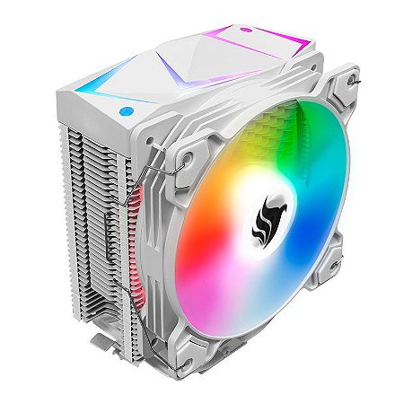 Cooler Para Processador Pichau Falcon, ARGB, 120mm, Branco, PG-FLCARGB-WH01