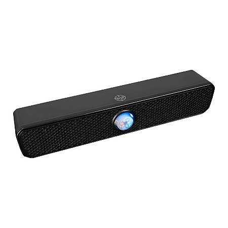 Caixa de Som TGT Voltrix Lite, Rainbow, 2x3W RMS, USB, Preto, TGT-VTX-RB01