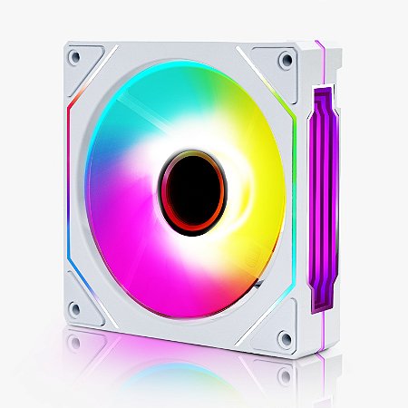 FAN ROUND5 AURORA FORWARD PWM ARGB 120MM WHITE BOX