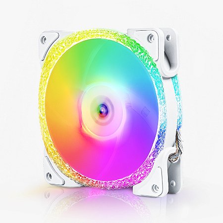 FAN ROUND5 CRYSTAL FORWARD PWM ARGB 120MM WHITE BOX