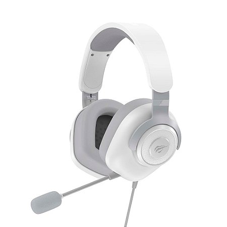 Headset Gamer HAVIT H2230U, Microfone Removível White