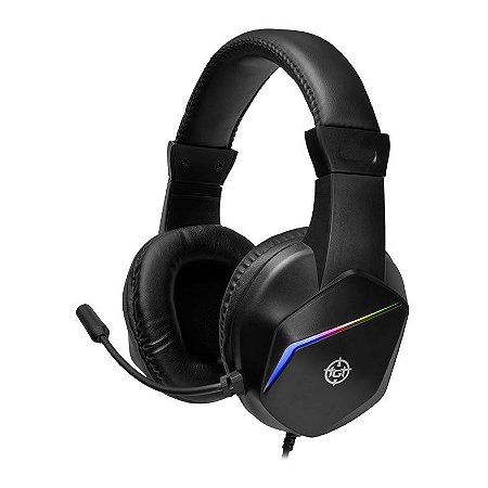 Headset Gamer TGT Diver V2, Rainbow, Drivers 40mm, Preto, TGT-DVR-RGB02