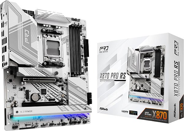 ASRock Placa Mãe X870 Pro RS AMD Ryzen Socket AM5 ATX DDR5