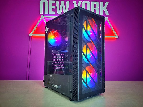 Pc gamer i3 8ª + 8gb ram + SSD 240gb + GT 1030 2gb - Semi novo