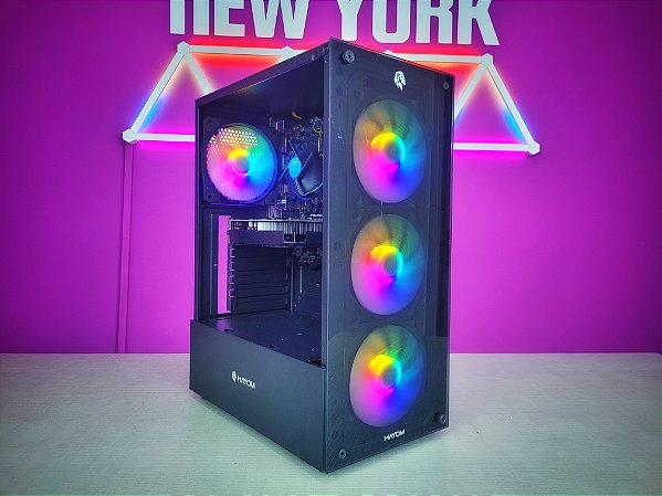 Pc gamer Intel i3 10100f + 8gb ram + SSD 240gb + GTX 1050ti 4gb - Semi novo