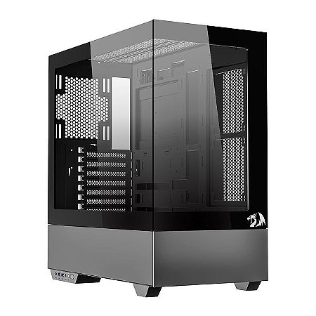 Gabinete Gamer Redragon Reflect Pro, Mid-Tower, Lateral de Vidro, Preto, CA-607B