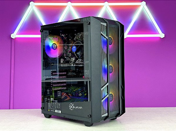 Pc gamer Intel i5 10ª + 8GB Ram + RX 550 2GB + SSD 240GB