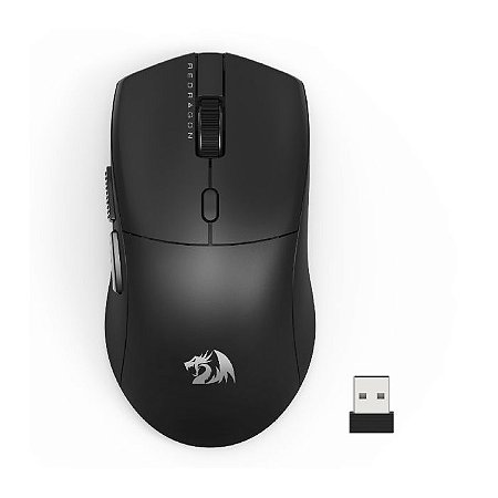 Mouse Gamer Sem Fio Redragon Standard M815-STD 1200DPI 6 Botões Preto