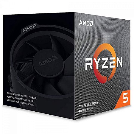 Processador AMD Ryzen 5 3500, 3.6GHz (4.1GHz Turbo), 6-Cores 6-Threads