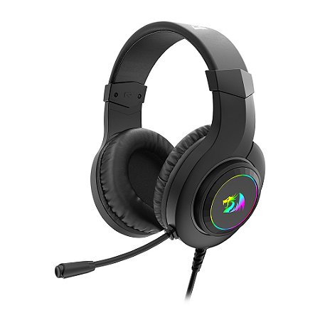 Headset Gamer Redragon Hylas H371 RGB USB - Preto