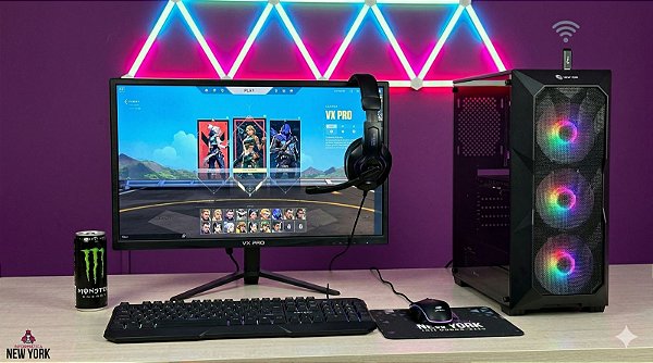 Pc Gamer Completo I5 + 16GB Ram + RX 550 4GB + SSD 240GB