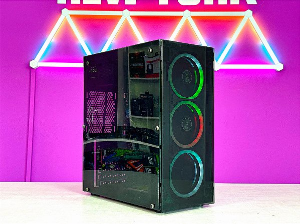 Pc Gamer Semi Novo Intel I5 + 16GB Ram + GTX 1050TI 4GB + SSD 240GB