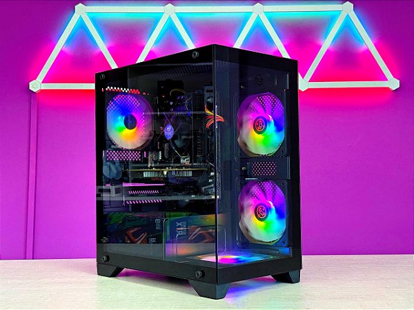 Pc Gamer Intel i3 10ª + 16GB Ram + RX 550 4GB + SSD 240GB
