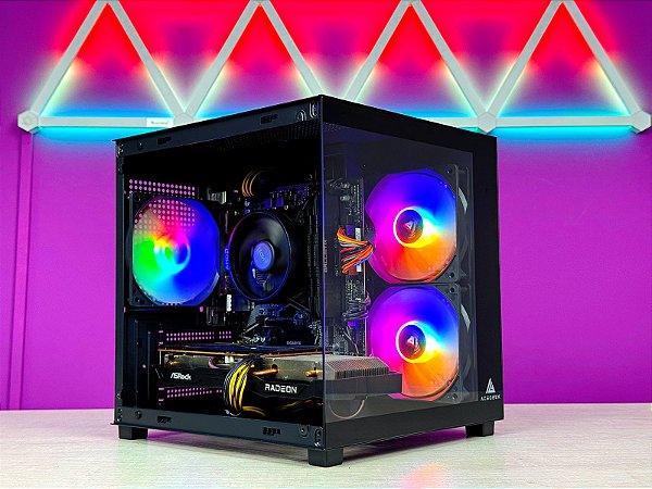 PC Gamer Ryzen 5 5600 + RX 6600 8GB + 16GB Ram + SSD 240GB