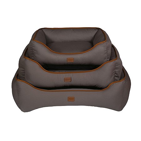 Cama Retangular Comfort Sarja Lisa | Cinza