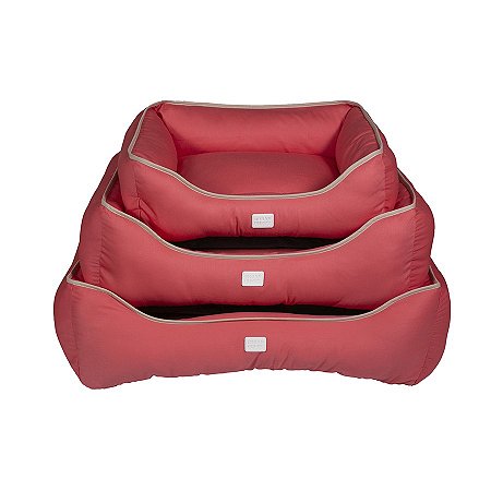 Cama Retangular Comfort Sarja Lisa | Goiaba