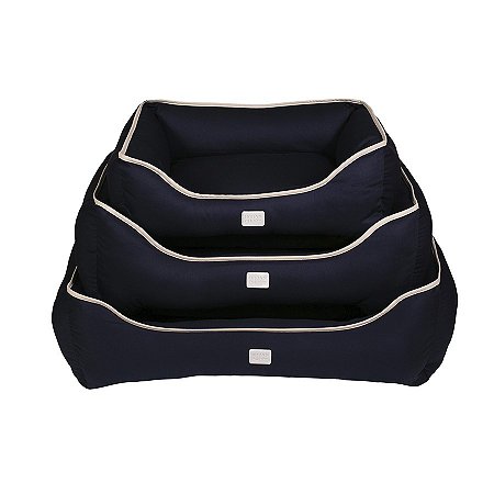 Cama Retangular Comfort Sarja Lisa | Marinho