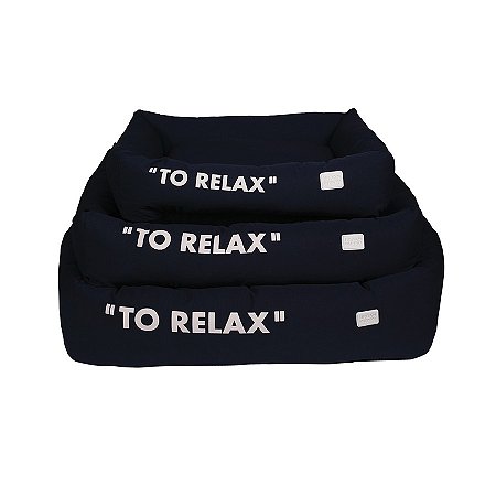 Cama Retangular Microfibra Basic To Relax | Marinho
