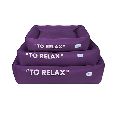 Cama Retangular Microfibra Basic To Relax | Roxo