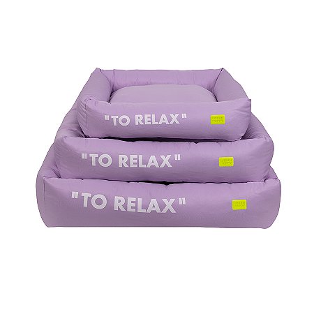 Cama Retangular Microfibra Basic To Relax |  Lilás