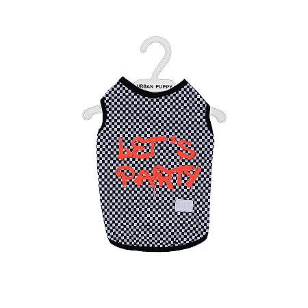 REGATA LET'S PARTY XADREZ | PRETO