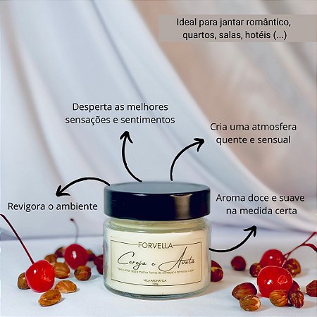 VELA CEREJA E AVELÃ