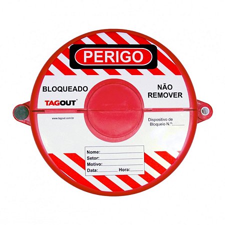 Bloqueio Válvula Registro 5'' a 6,5'' - Lockout Tagout