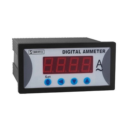 Amperímetro Digital AOB294I-5K1 220V Com Saída de Alarme 48X96mm