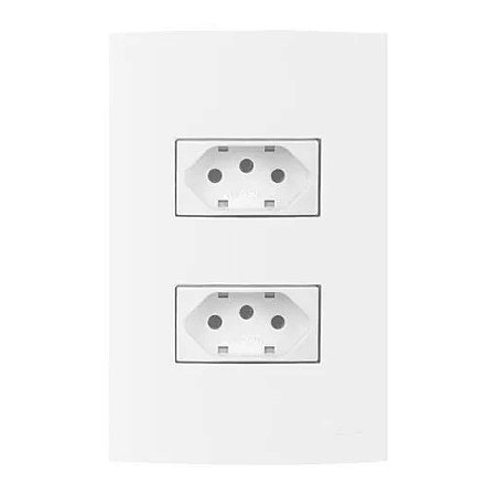 CONJ 2 TOMADA 2P+T SEPARADAS 10A-250V 4X2