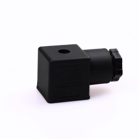 Conector Plug Elétrico Din para Solenoide Sem Led 43650 03P + T