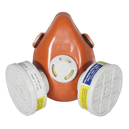 Respirador Semi Facial PPR 12 - 02 Filtros Proteção Contra Vapores Orgânicos e Gases Ácidos