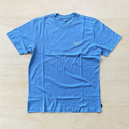 Camiseta Rip Curl Primary Logo Vintage - Light Blue
