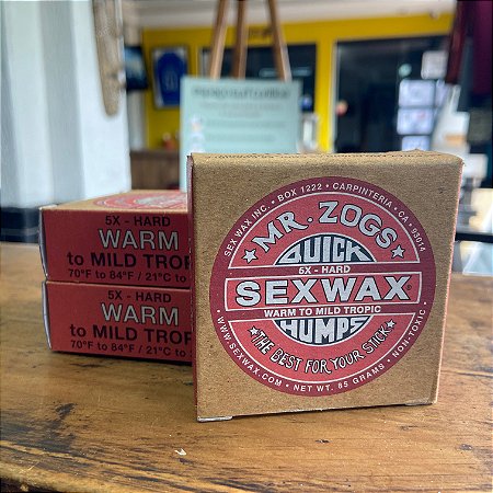 Parafina Sexwax Warm - Vermelha