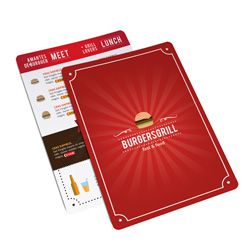 CARDÁPIO EM PVC   45x30 cm  A3  Várias Quantidades