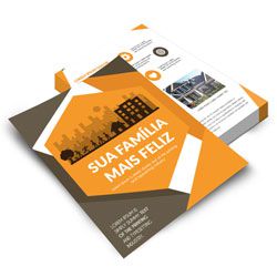 FLYER / FOLHETO 14x20 CM - Colorido Frente e Verso - Várias quantidades