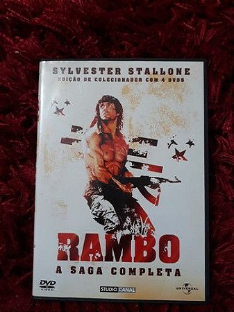 Sylvester Stallone Rambo A Saga Completa (4 Dvds ORIGINAIS) Frete Gratis