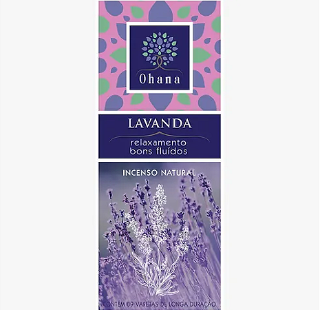 Incenso Natural Ohana - LAVANDA