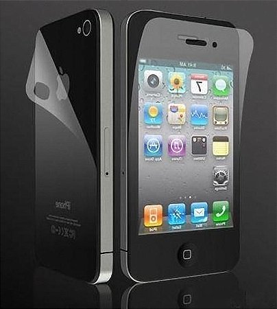 Pelicula Iphone 4 (Frente e verso Transparentes)
